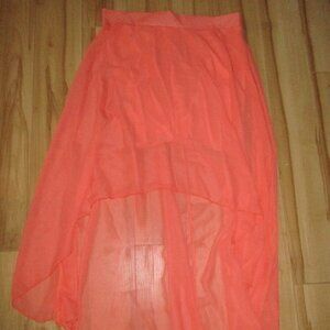 Elegant skirt with asymmetrical hemline